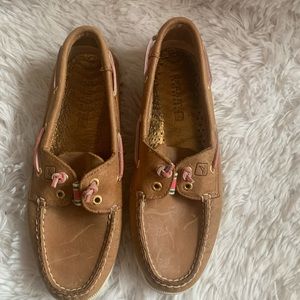 Sherry Authentic boat shoes!  These still have a lot of life left.